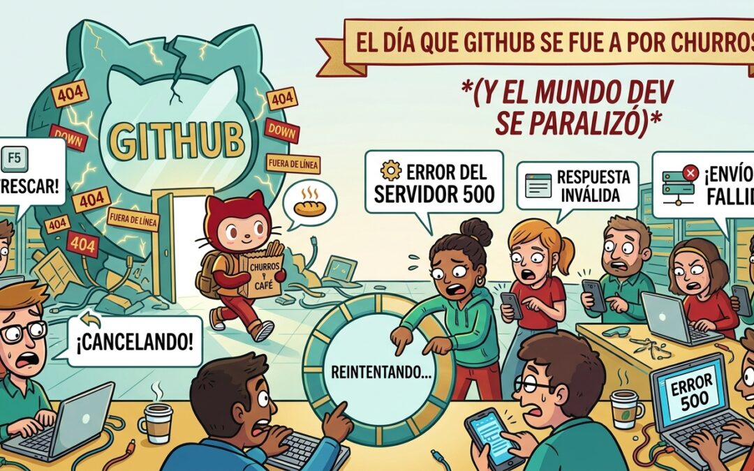 El día que GitHub se fue a por churros y el mundo dev se paralizó