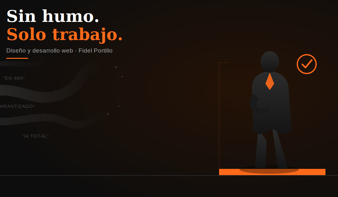 Sí, todavía existen webs que se entregan cuando y como se dice